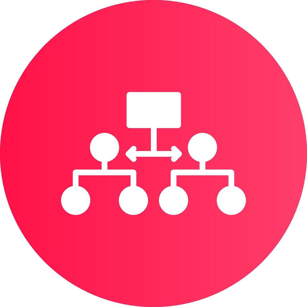 Labeled Hierarchy Creative Icon Design vector