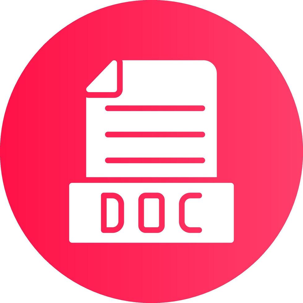 Doc Creative Icon Design vector