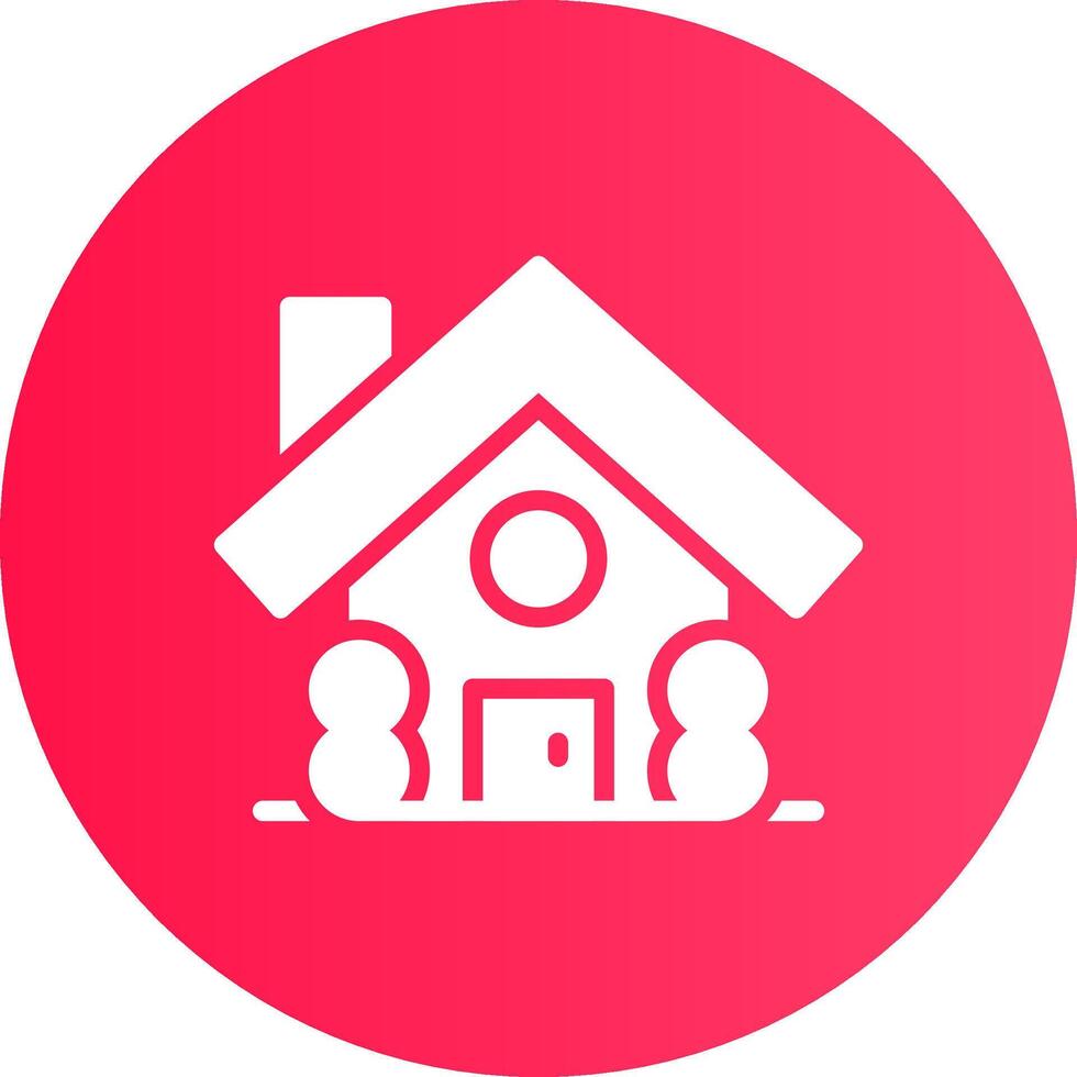 Cabin Creative Icon Design vector