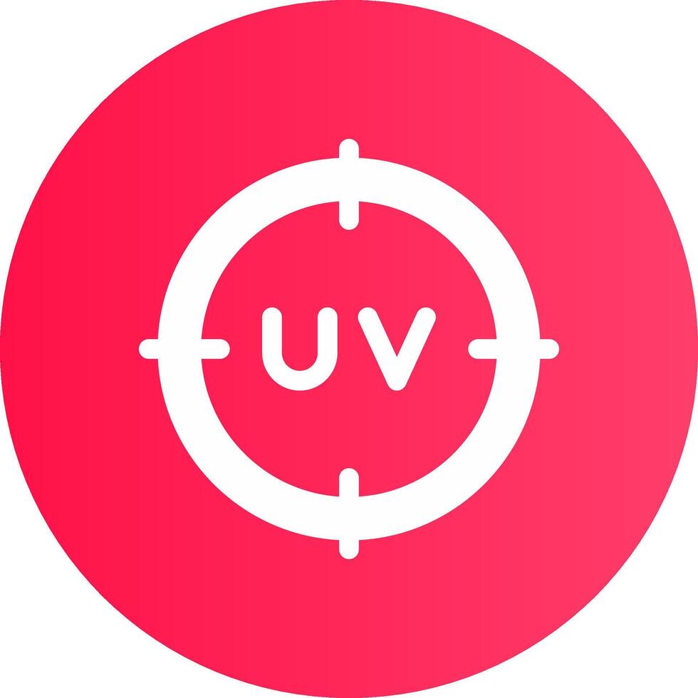 diseño de icono creativo uv vector