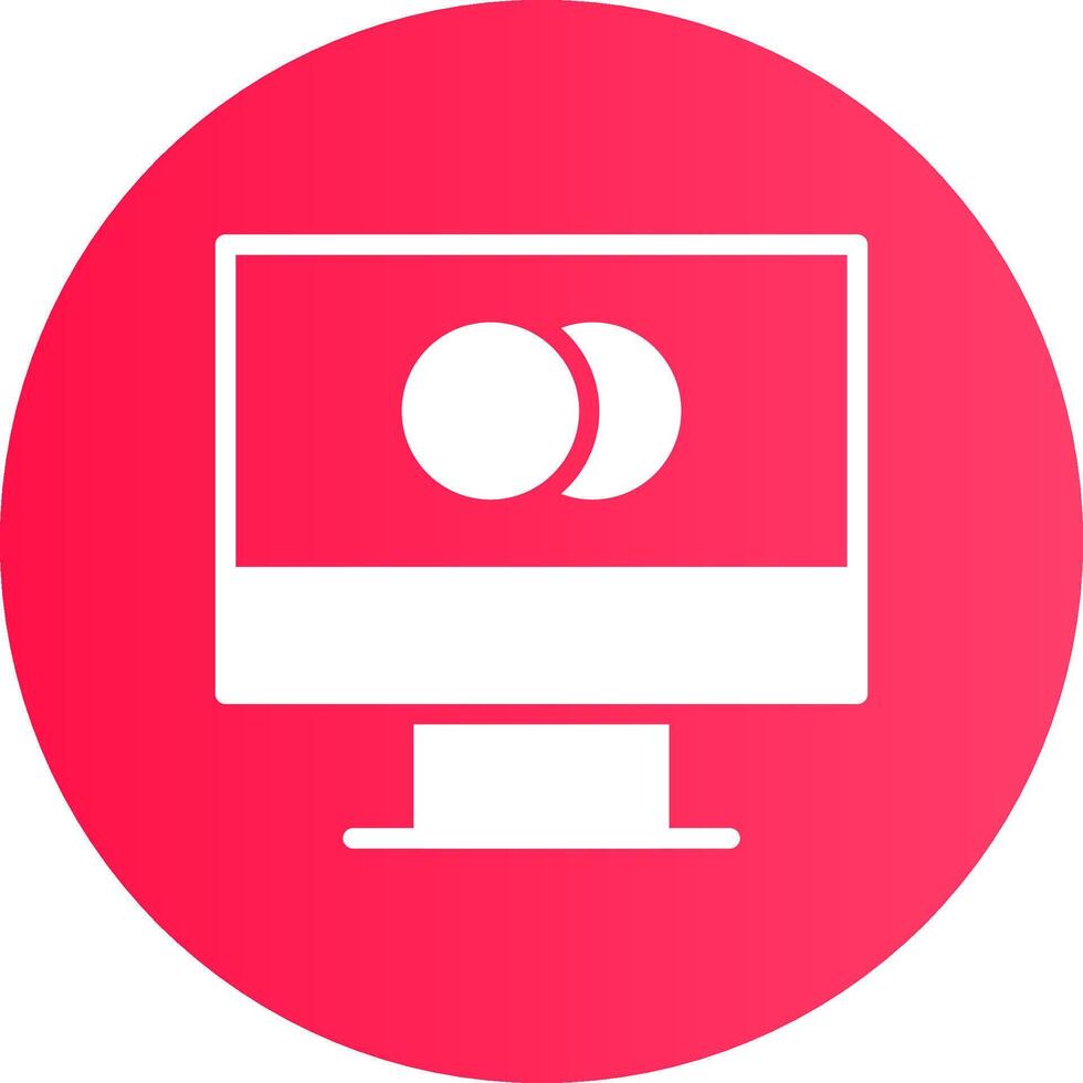 Monitor Creative Icon Design vector