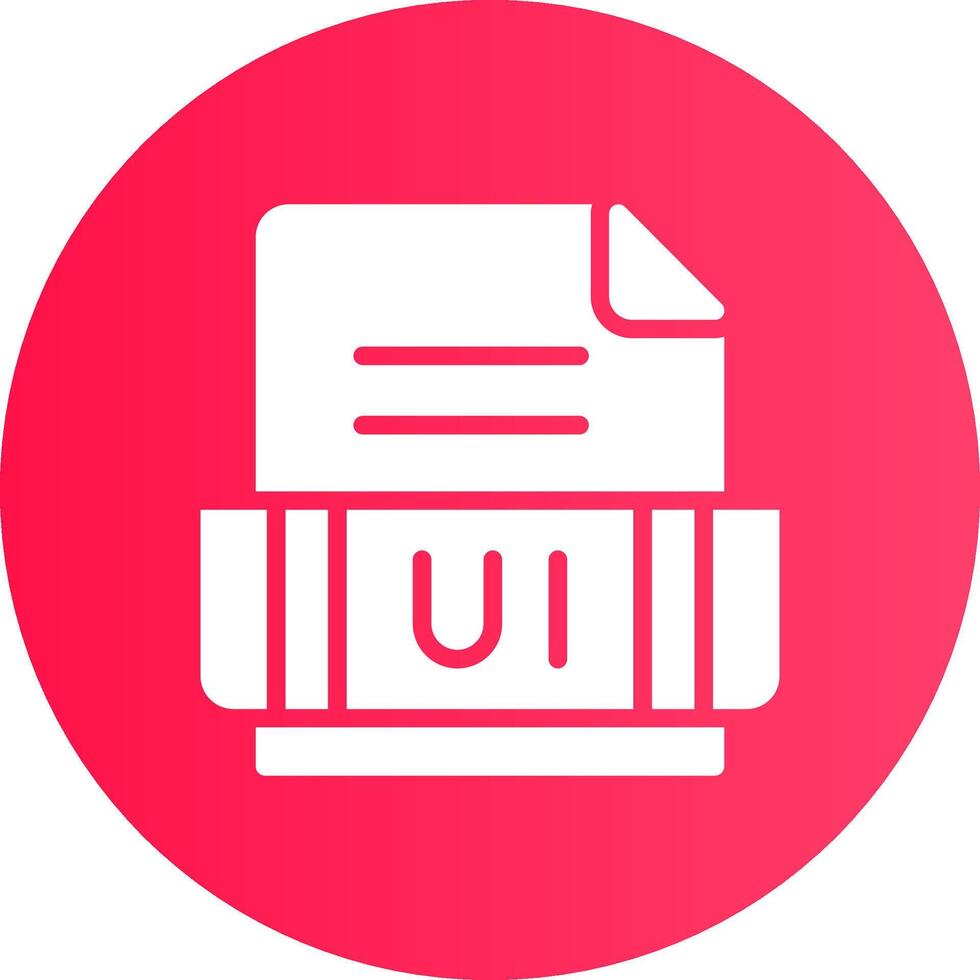 Ui Format Creative Icon Design vector
