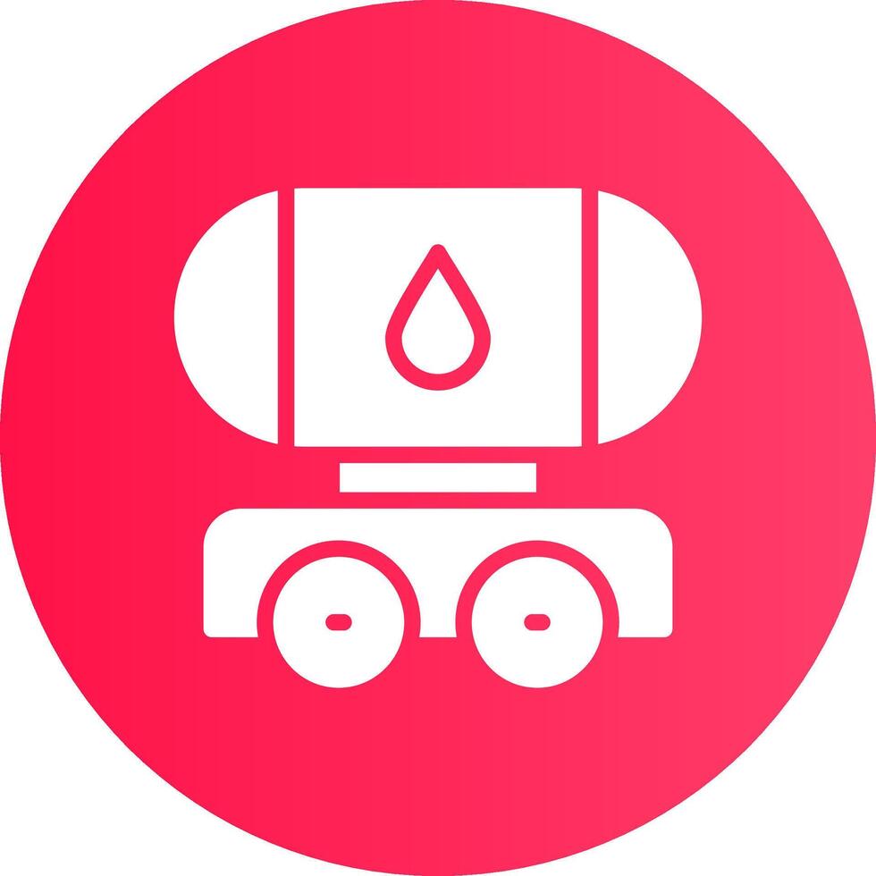 Tanker Creative Icon Design vector