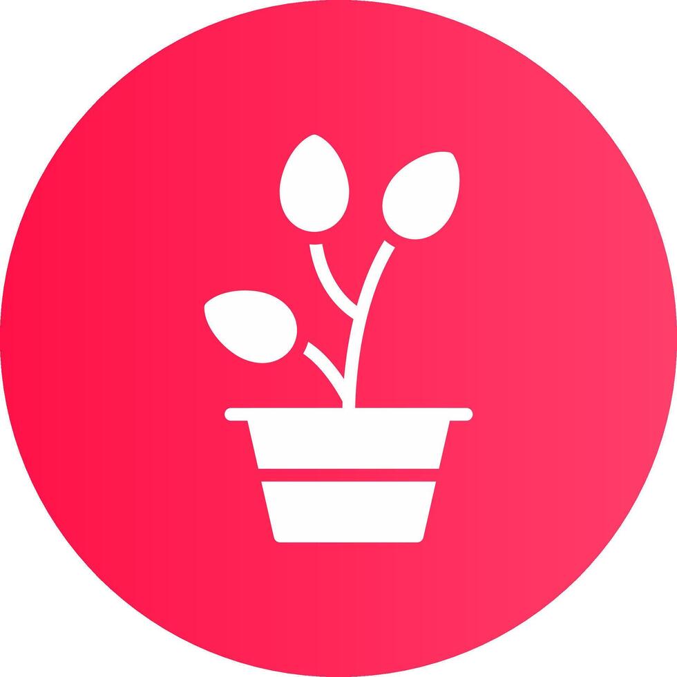 diseño de icono creativo de planta vector