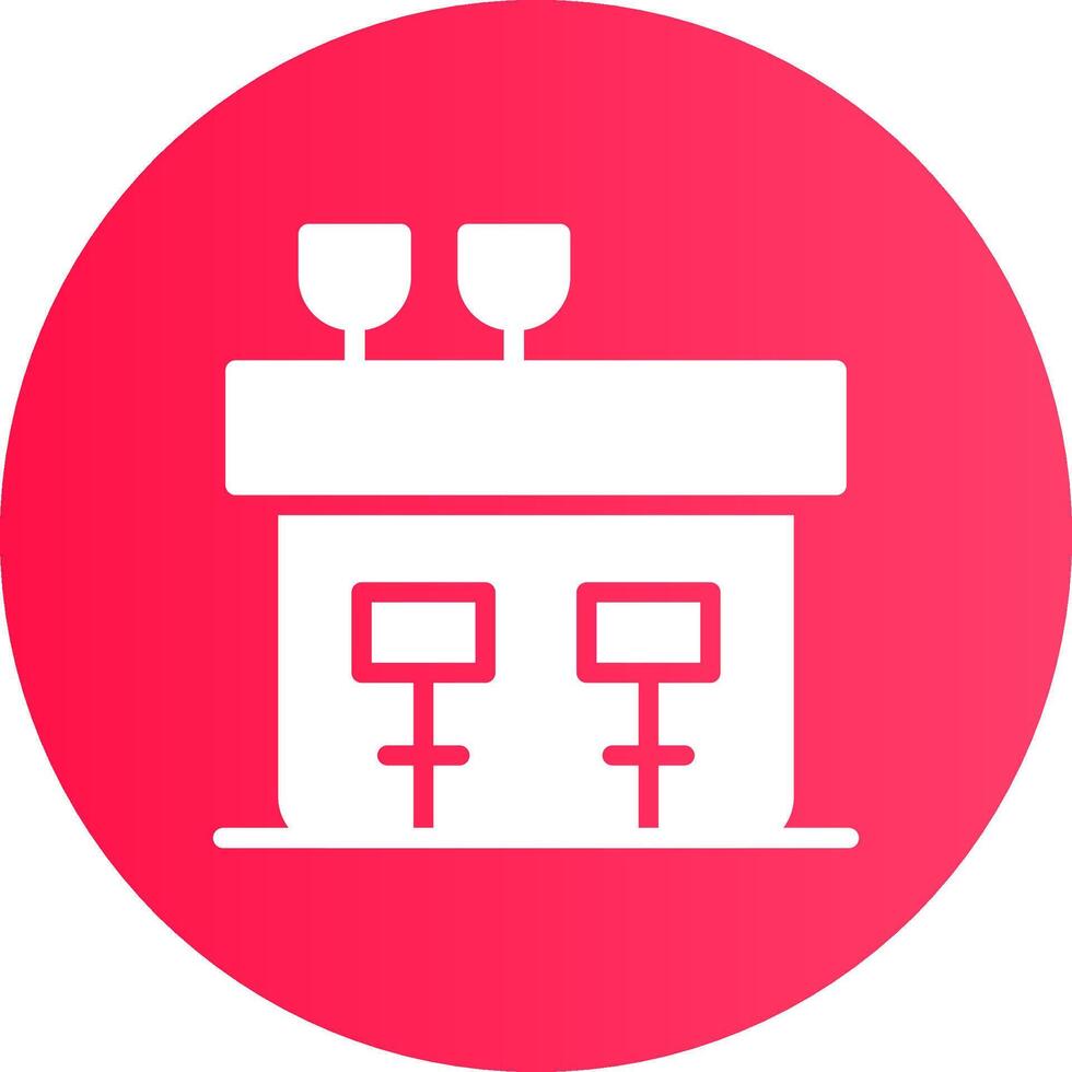 Bar Creative Icon Design vector