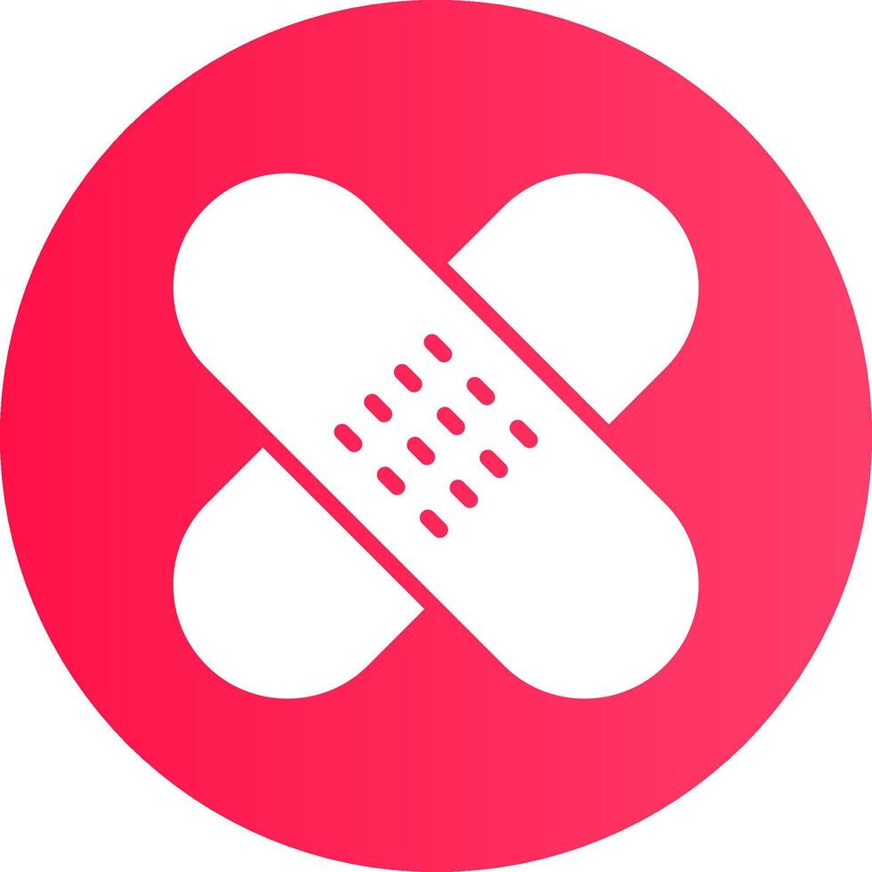 Band Aid Creative Icon Design vector