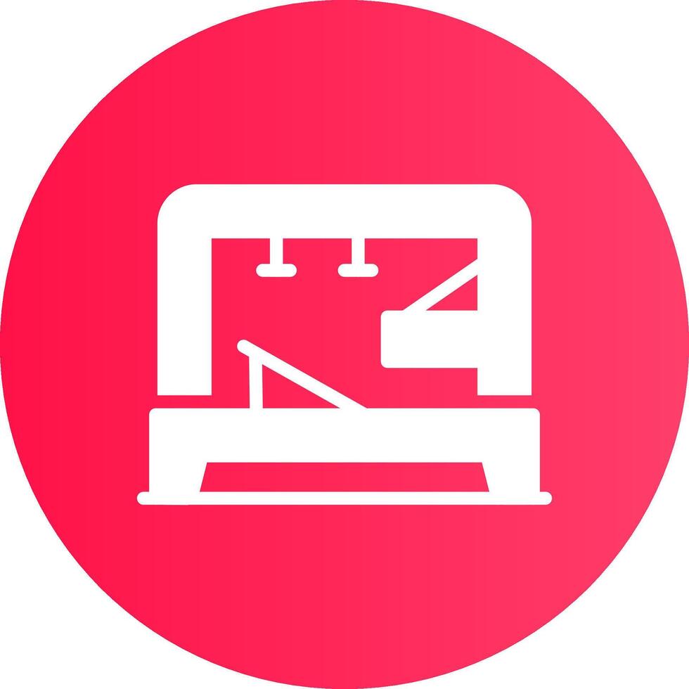 Pilates Tower Creative Icon Design vector