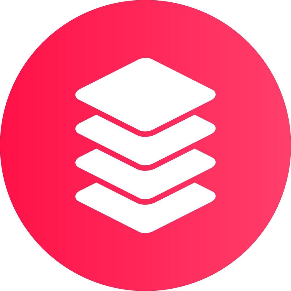 Layers Creative Icon Design vector