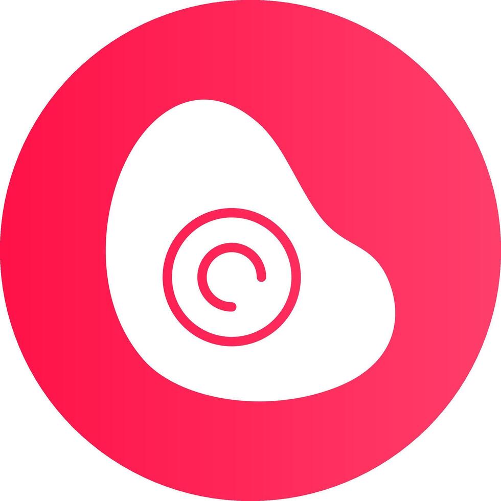 Fried Egg Creative Icon Design vector