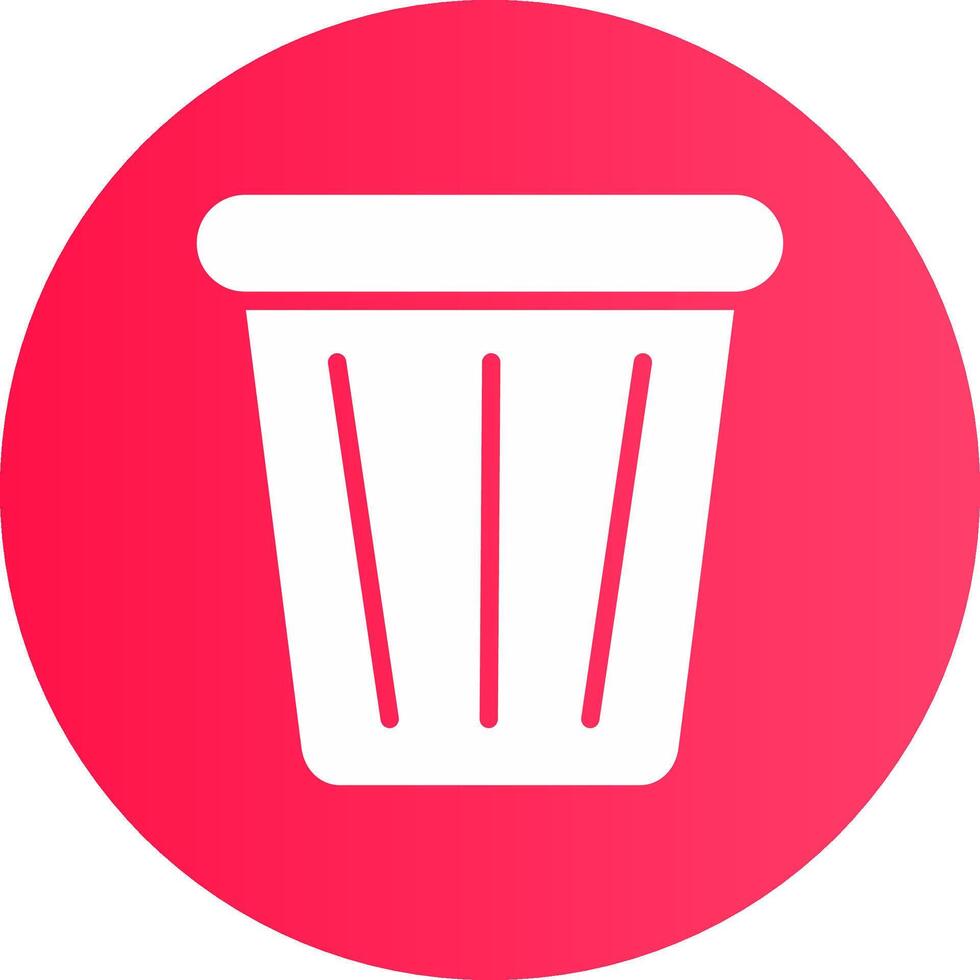 Trash Creative Icon Design vector