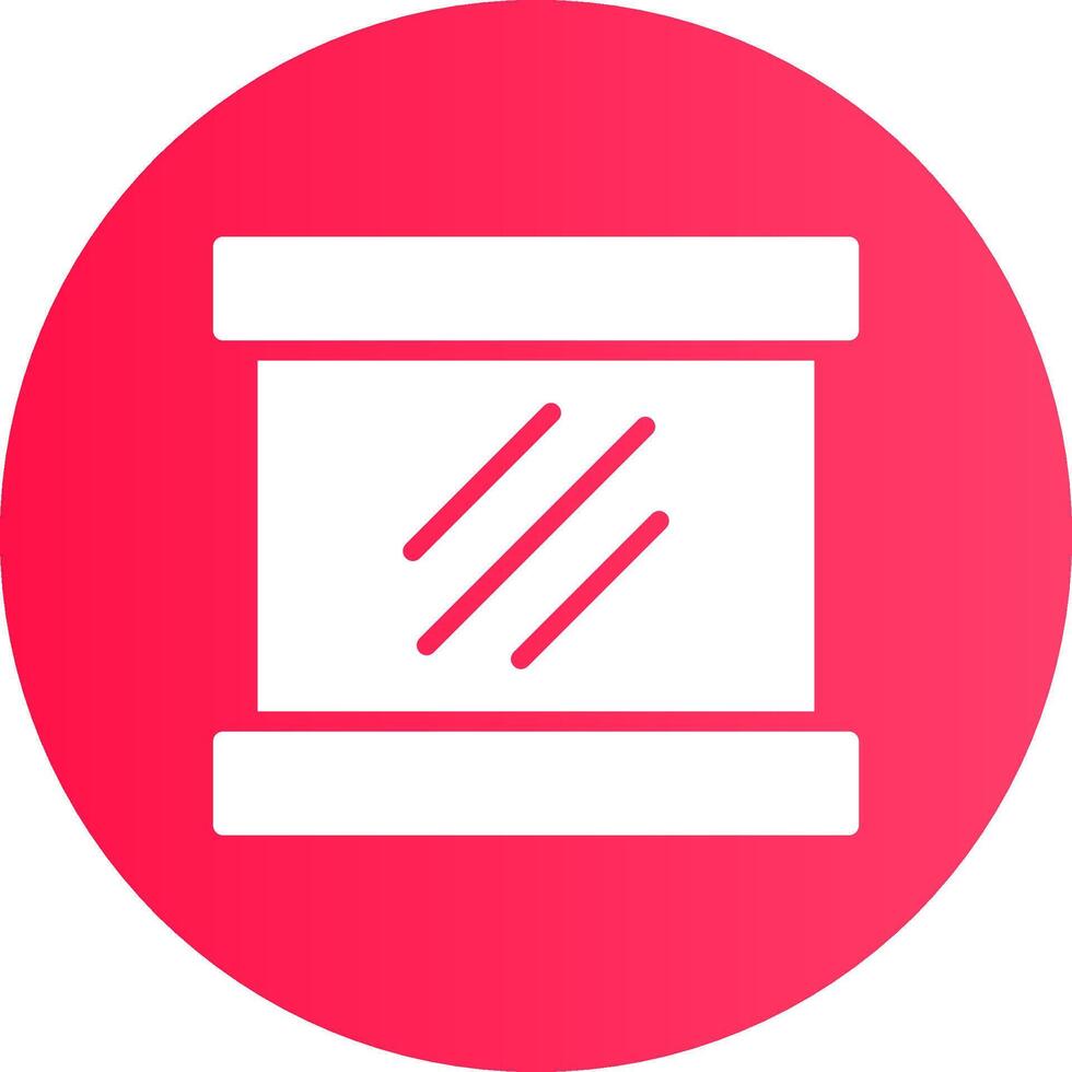Mirror Creative Icon Design vector