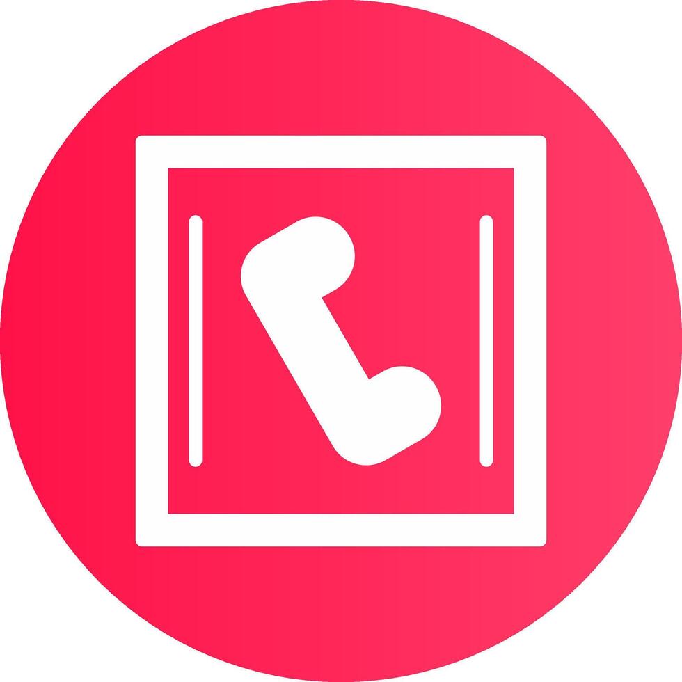 Emergency Call Creative Icon Design vector