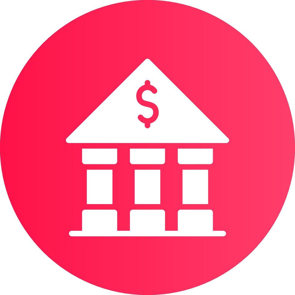 Bank Creative Icon Design vector