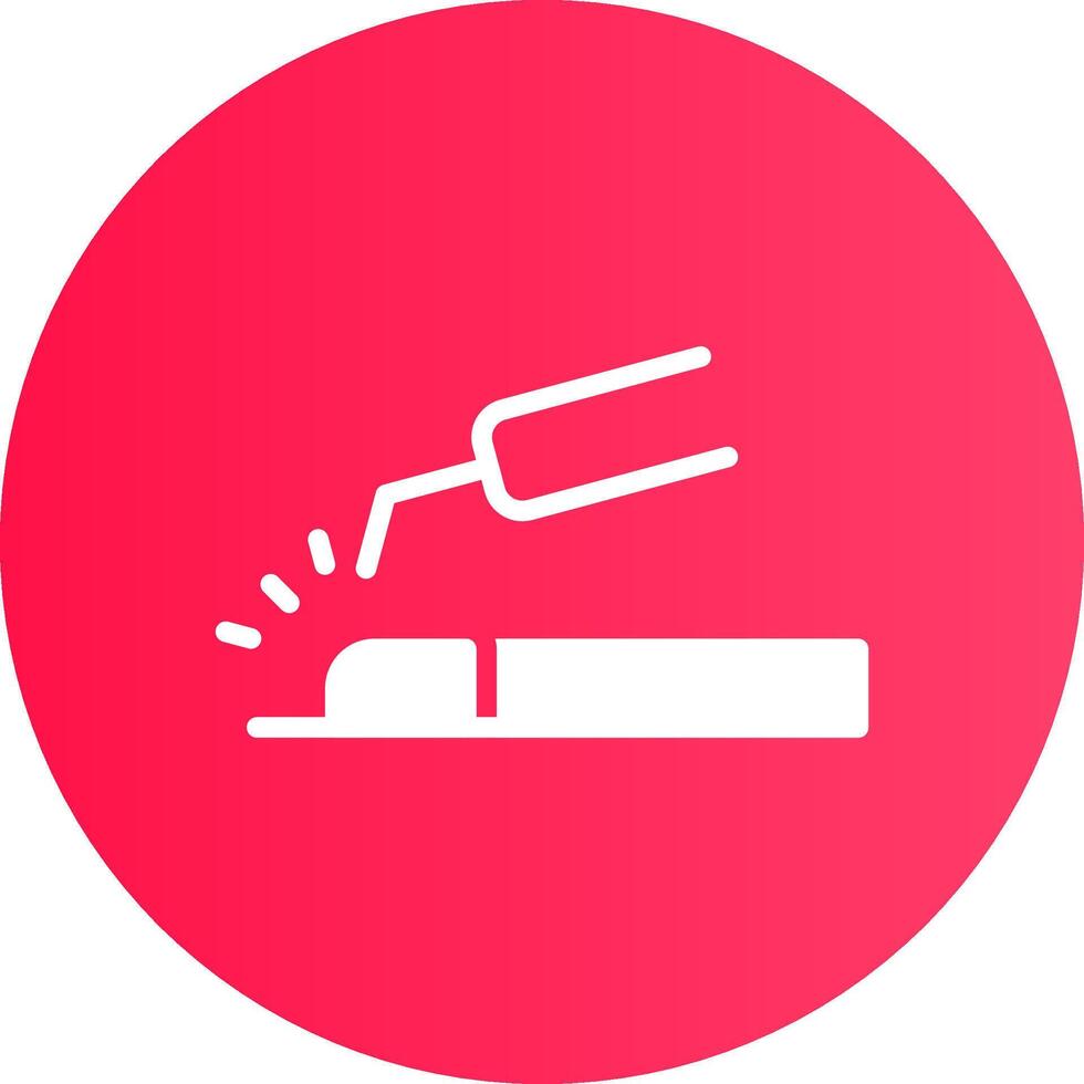 Welding Machine Creative Icon Design vector