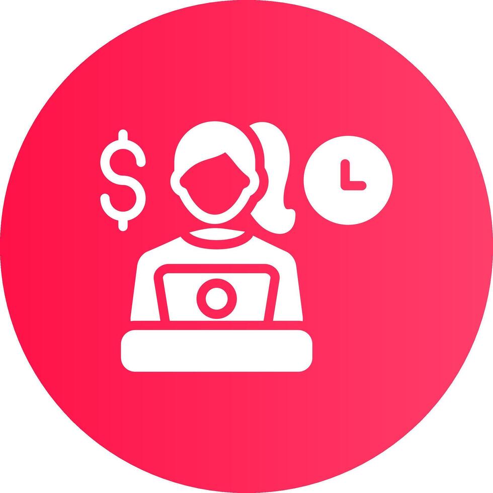 Freelancing Creative Icon Design vector