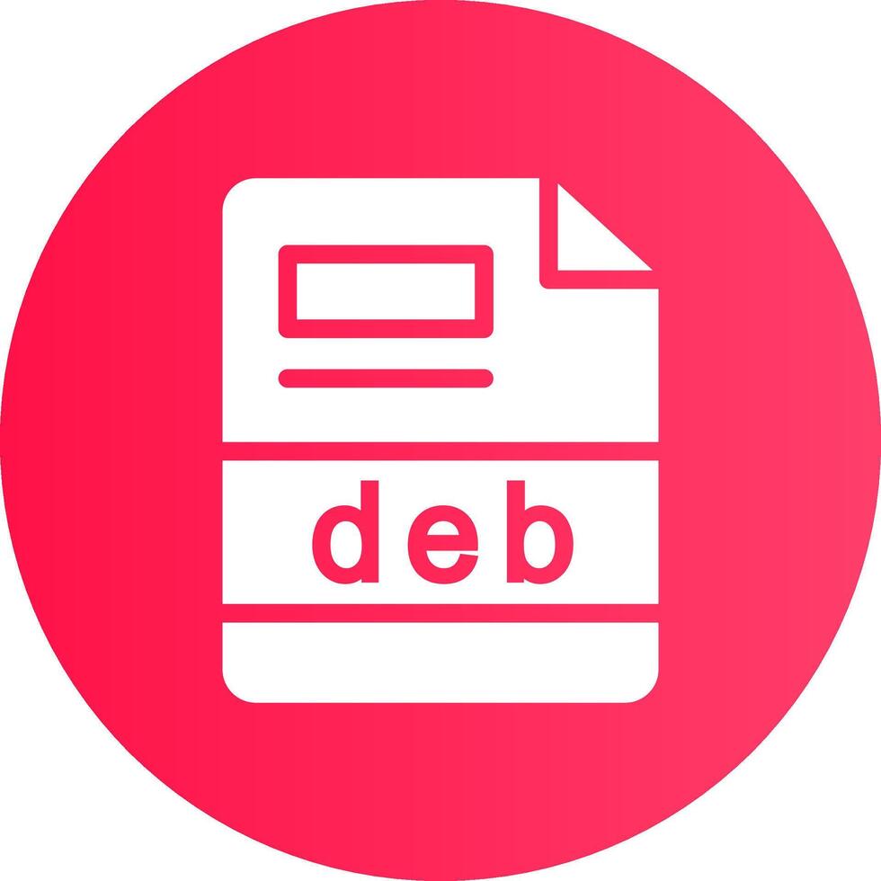 deb Creative Icon Design vector