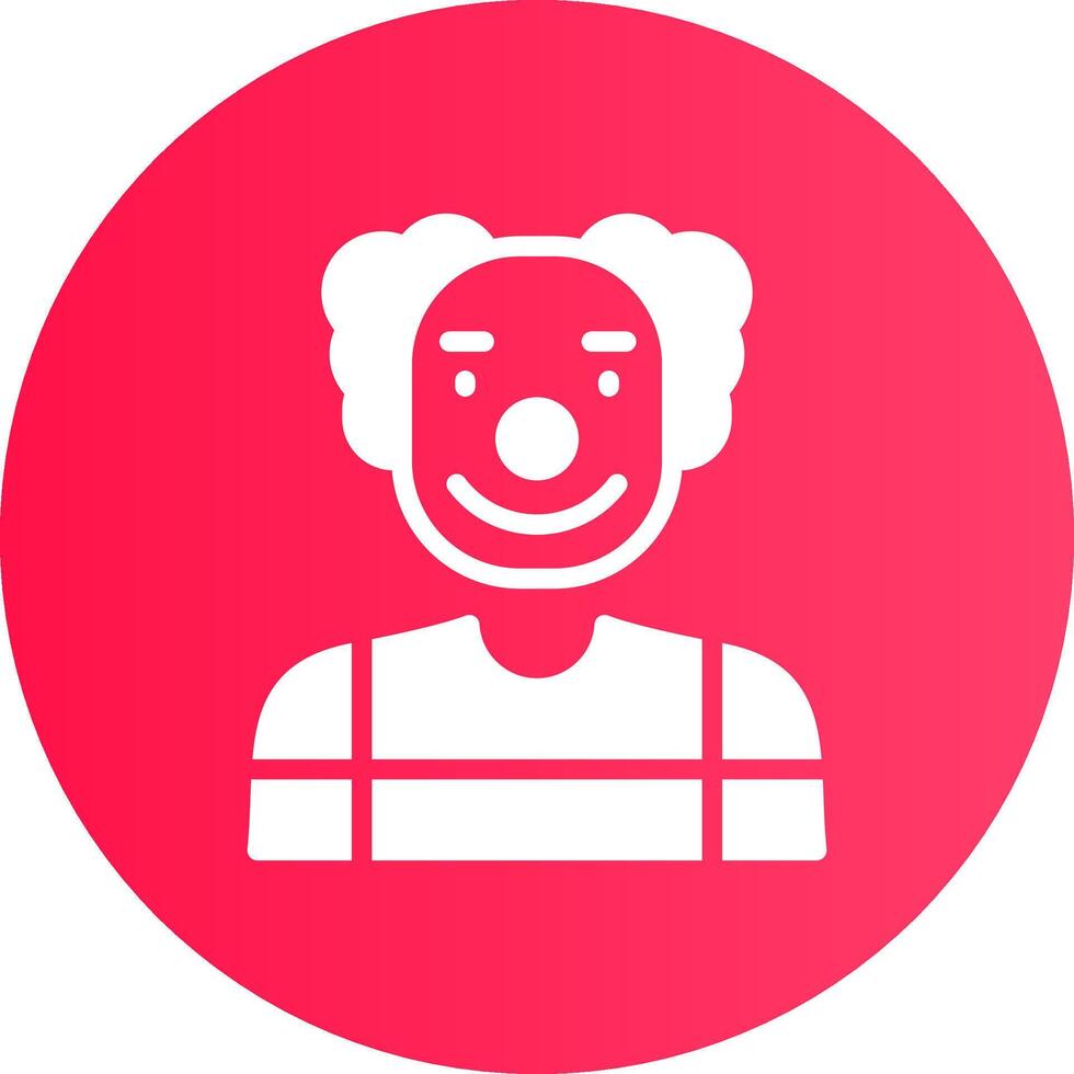 diseño de icono creativo de payaso vector