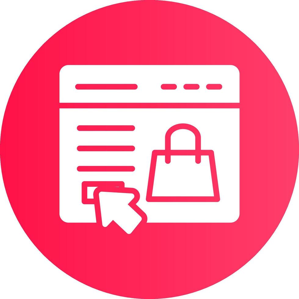 Online Store Creative Icon Design vector