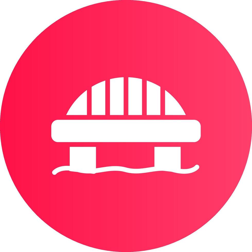 diseño de icono creativo de puente vector