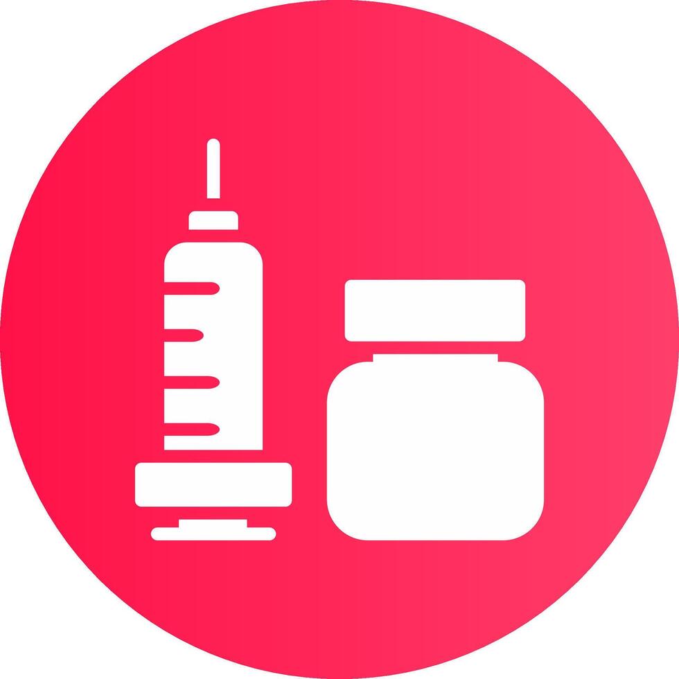 Vaccine Creative Icon Design vector