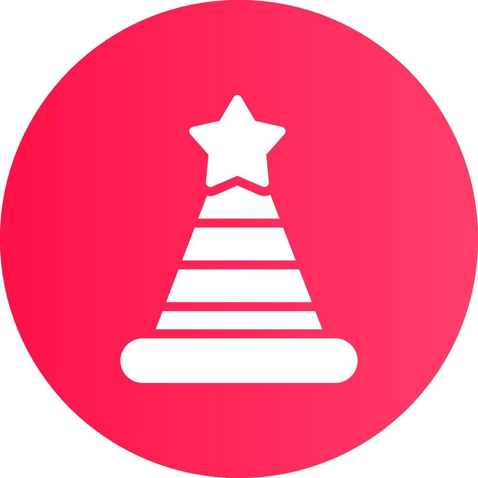 Party Hat Creative Icon Design vector