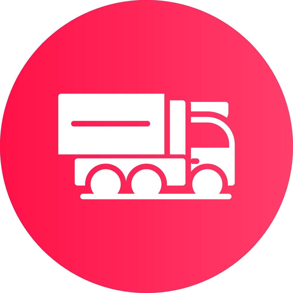 Cargo Truck Creative Icon Design vector