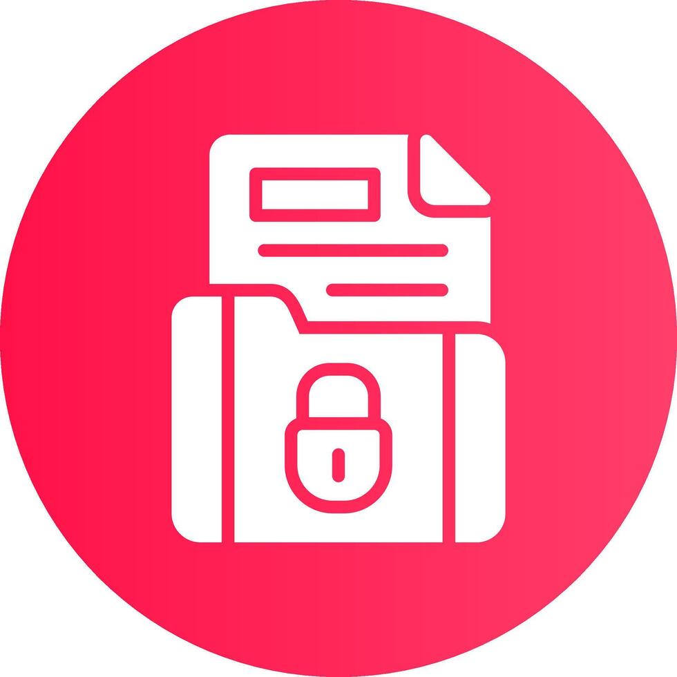 Confidential Creative Icon Design vector