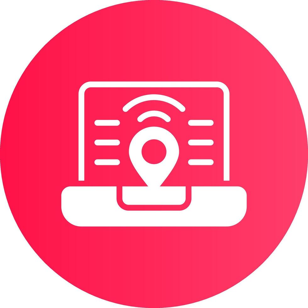 Digital Nomad Hub Creative Icon Design vector