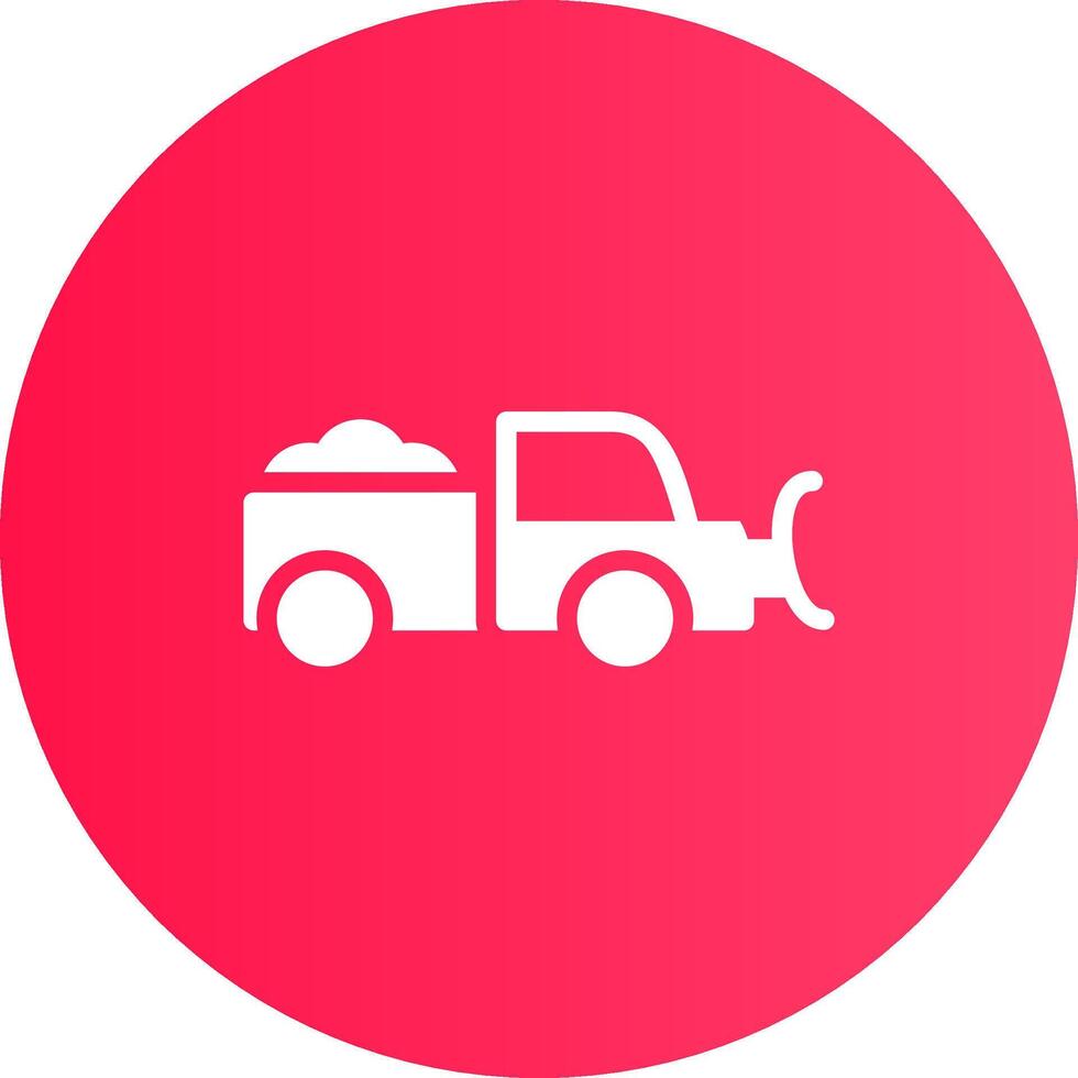 Snowplow Creative Icon Design vector