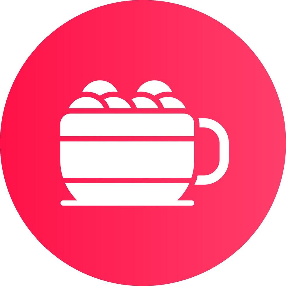 Hot Chocolate Creative Icon Design vector