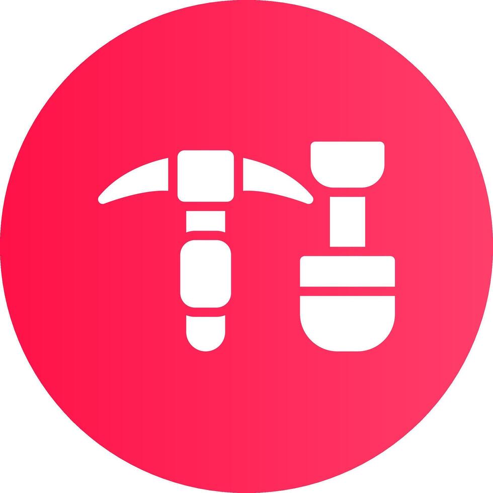 Material Mining Creative Icon Design vector