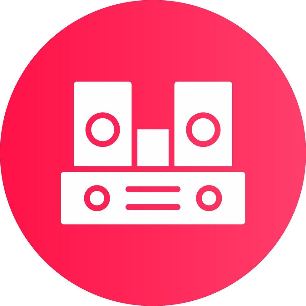 diseño de icono creativo de altavoces vector