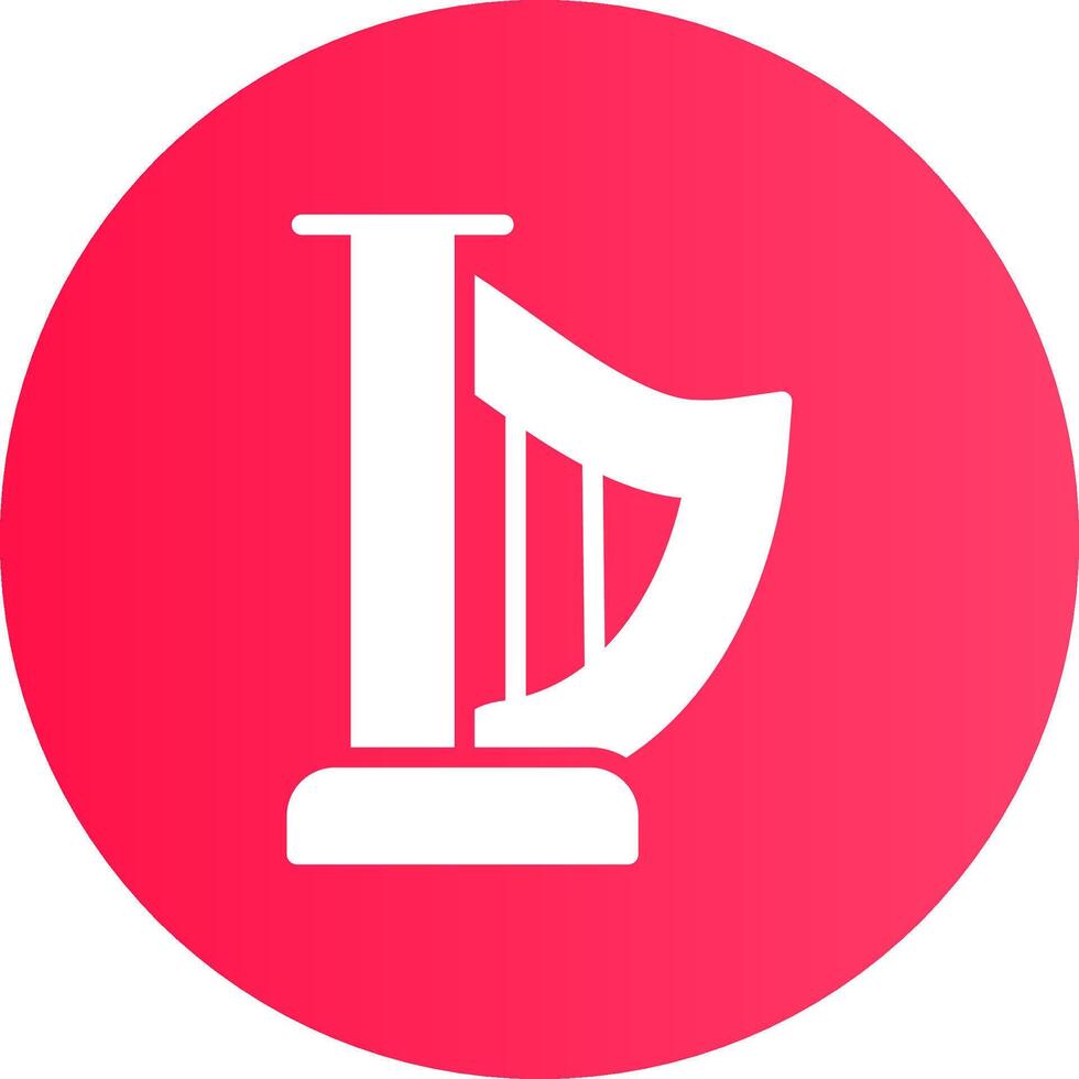 Harp Creative Icon Design vector