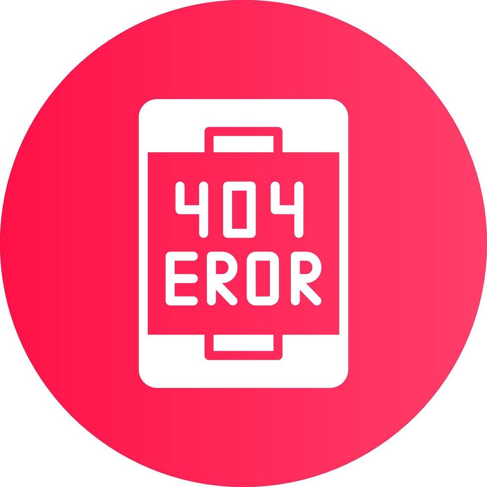 Error Creative Icon Design vector