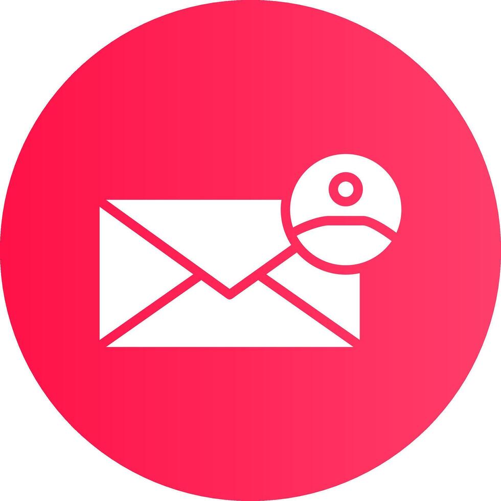 Contact Email Creative Icon Design vector
