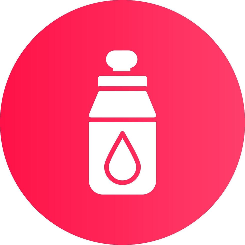 Water Bottle Creative Icon Design vector