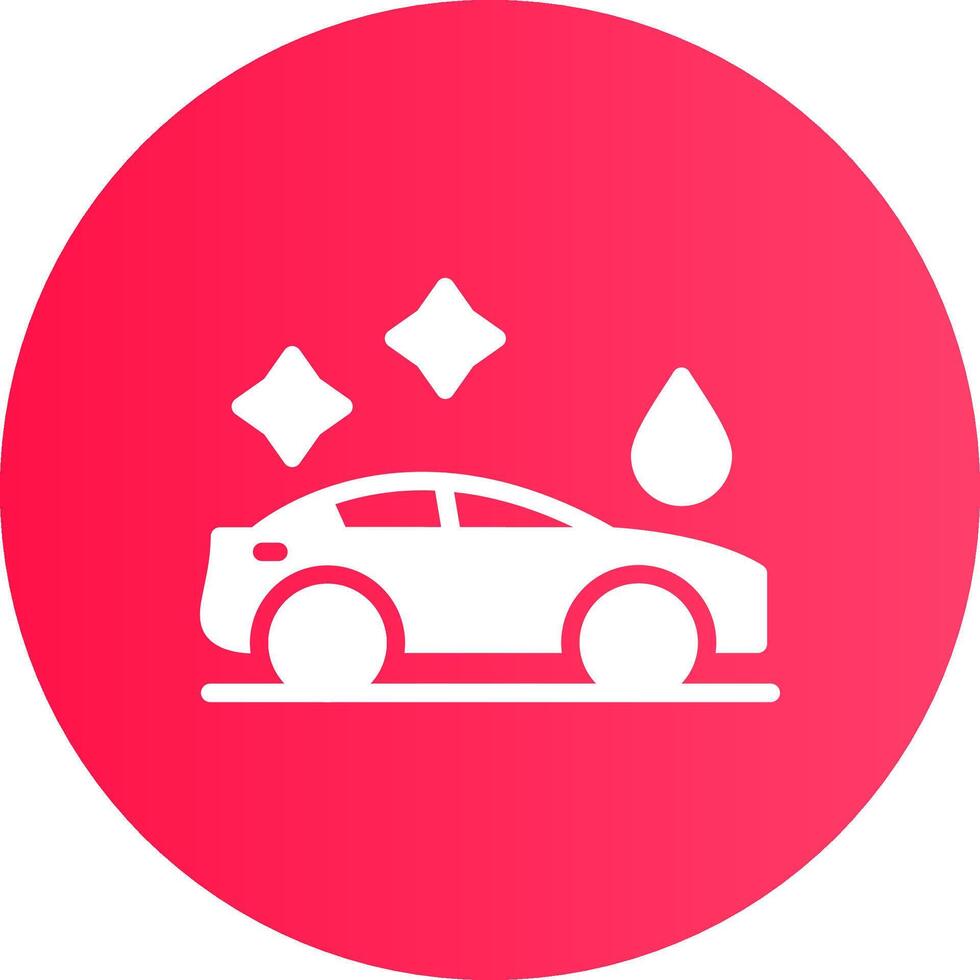 Car Wash Creative Icon Design vector