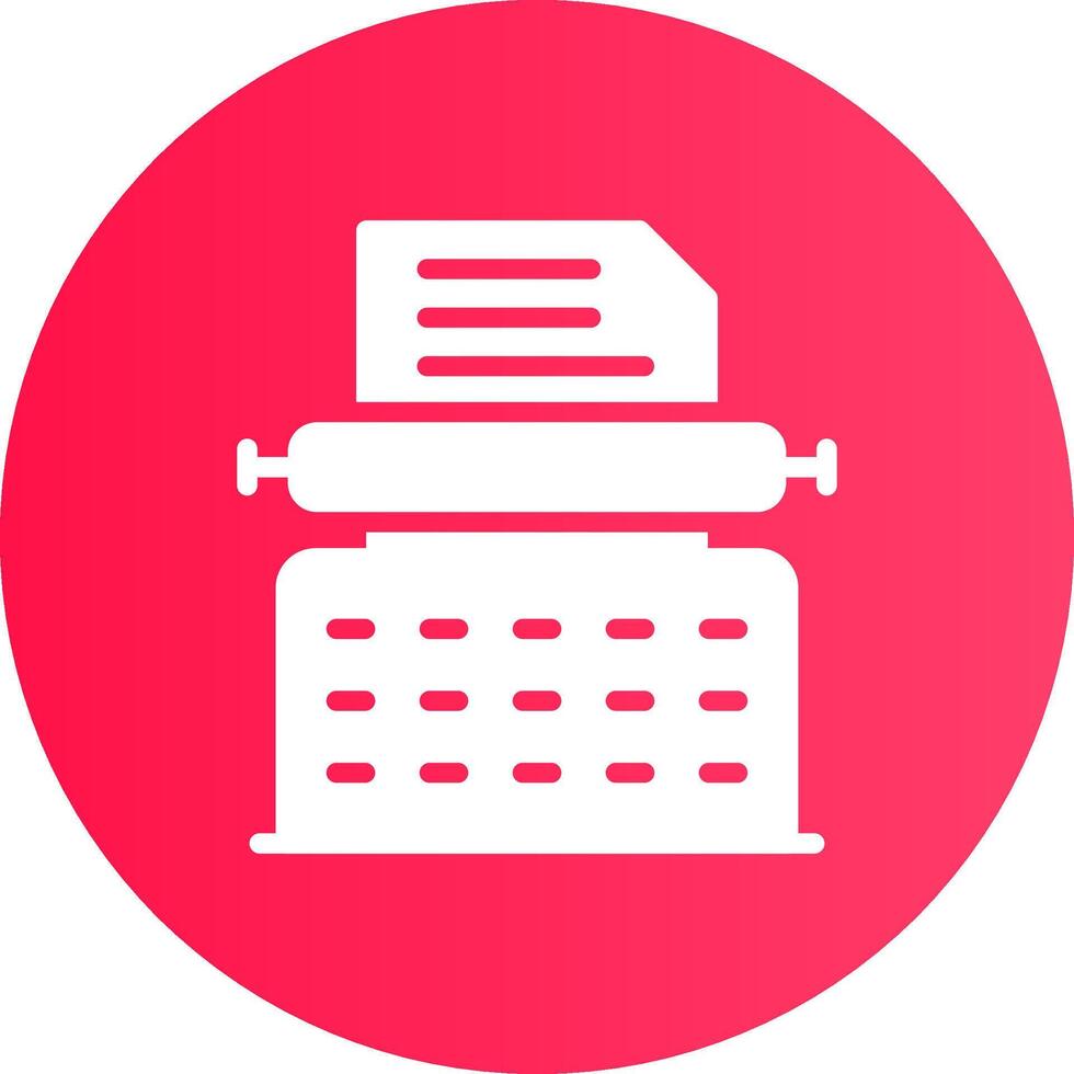 Typewriter Creative Icon Design vector