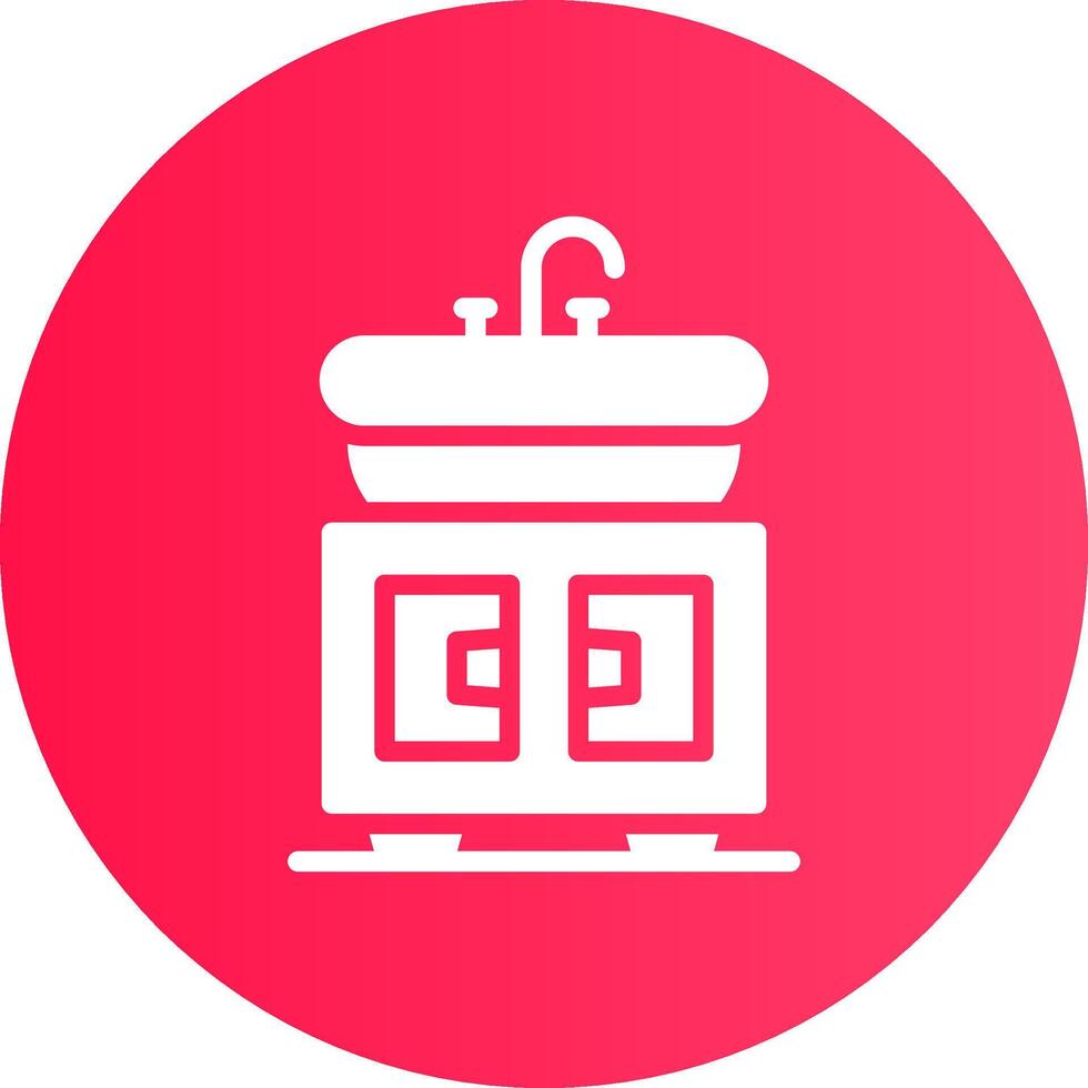 Washbasin Creative Icon Design vector