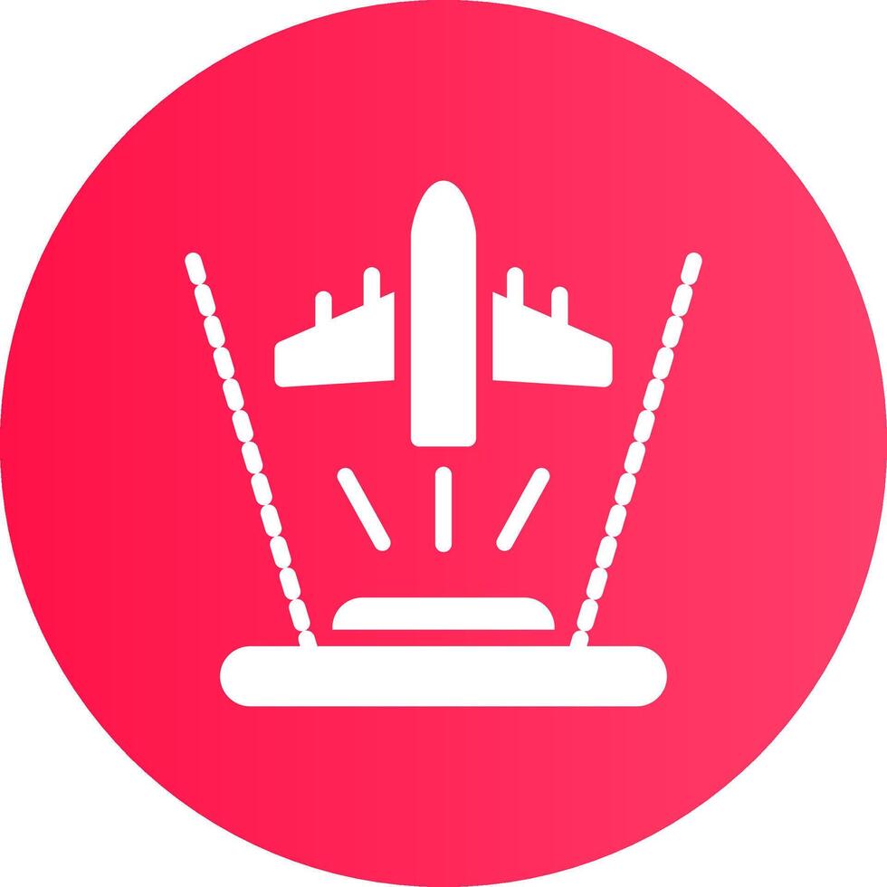 Ar Flight Training Creative Icon Design vector