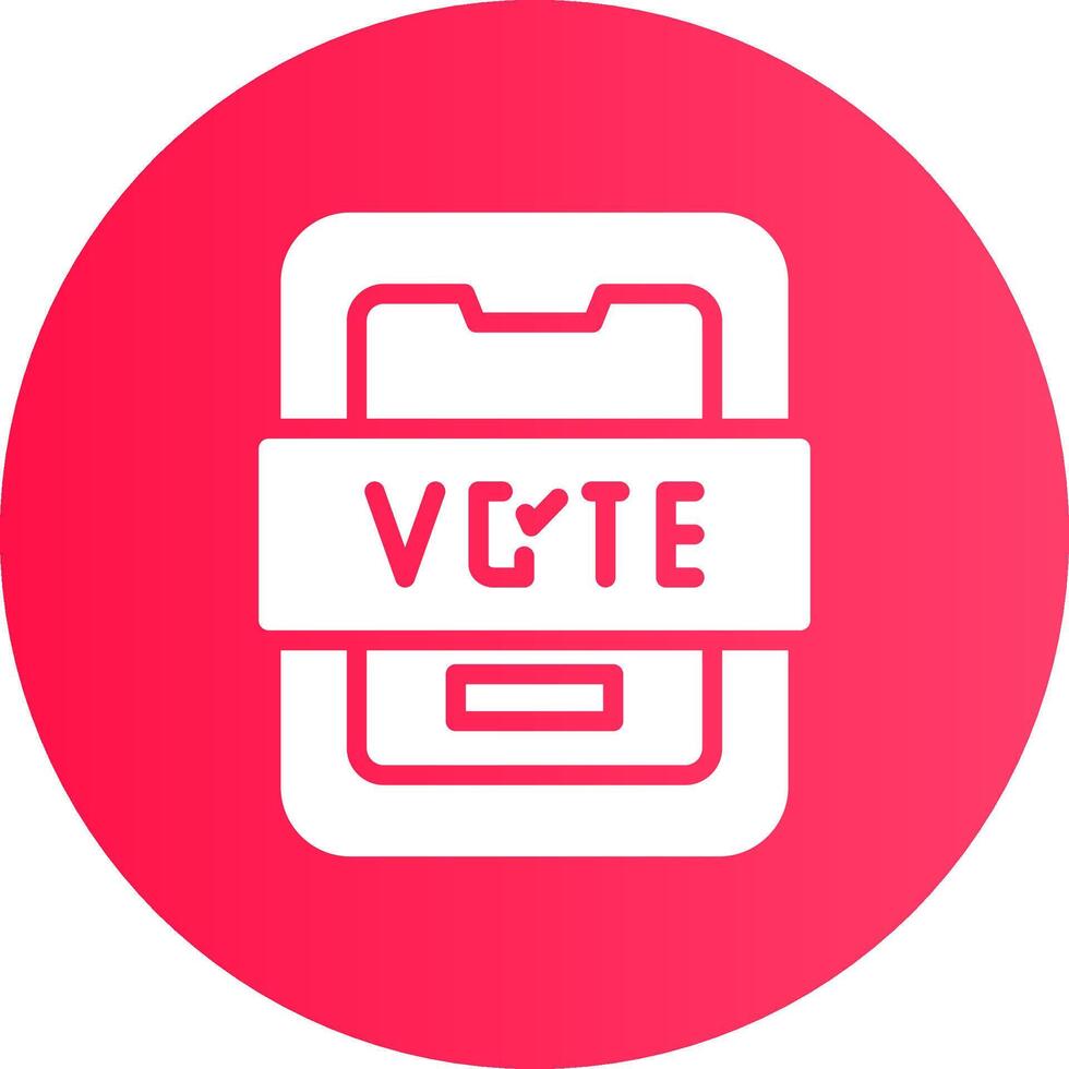 votar diseño de icono creativo vector