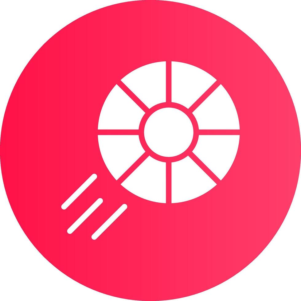 Frisbee Creative Icon Design vector