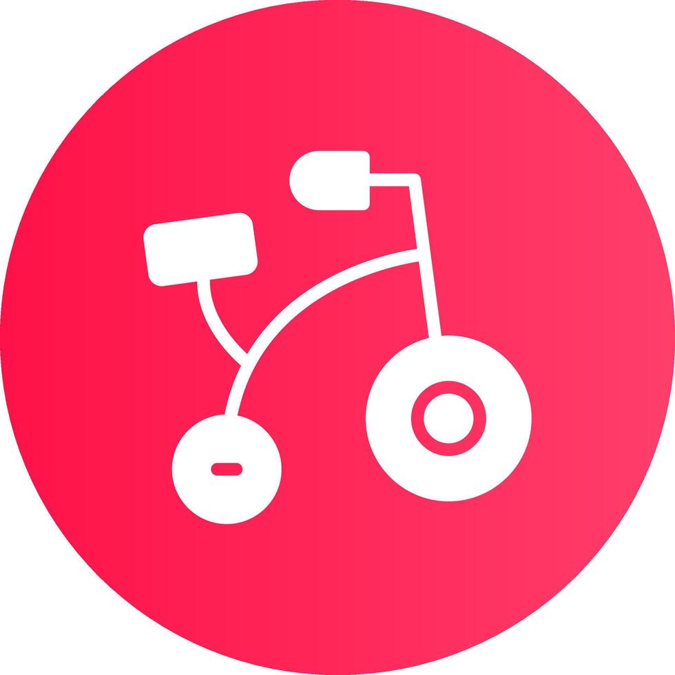Bike Toy Creative Icon Design vector
