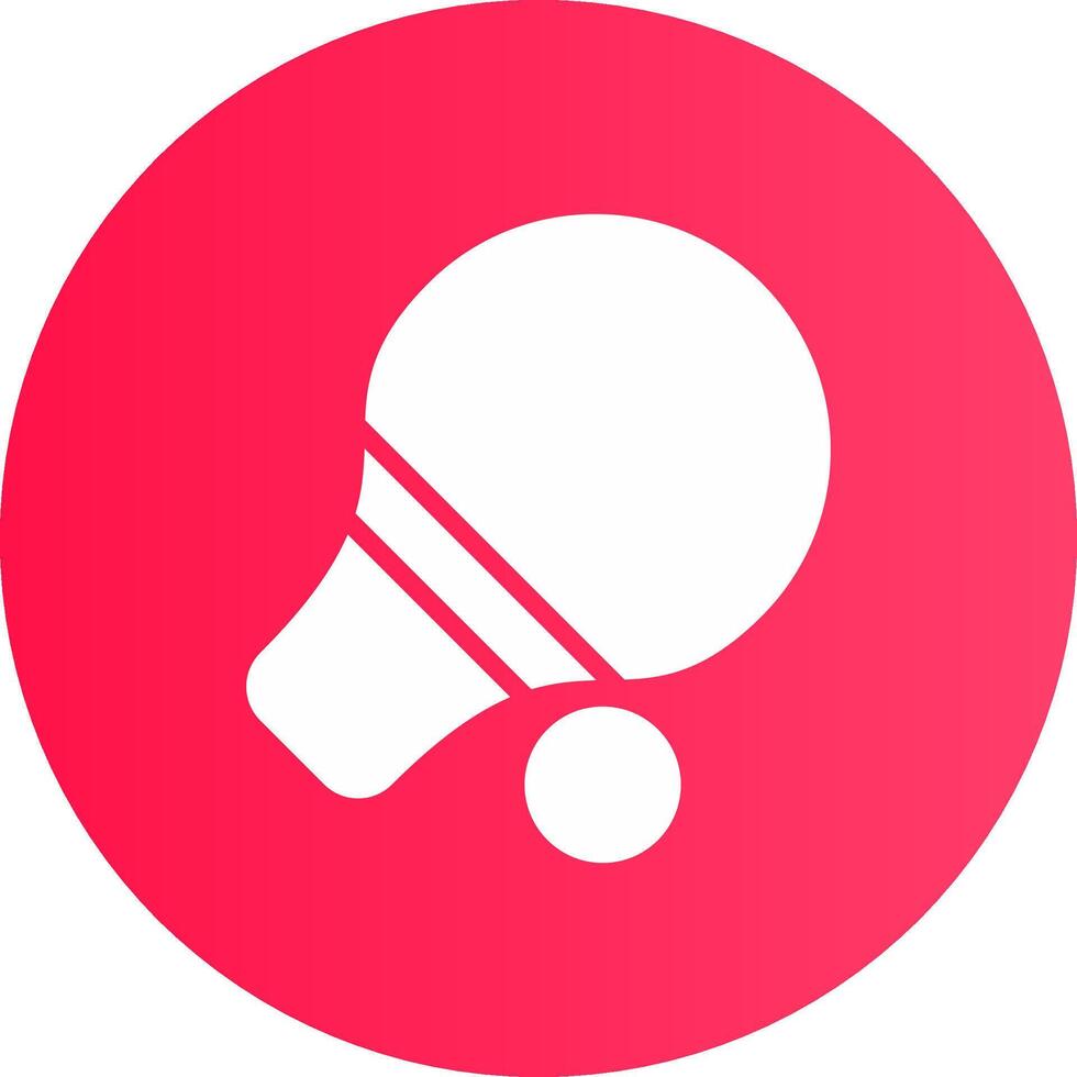Ping Pong Creative Icon Design vector