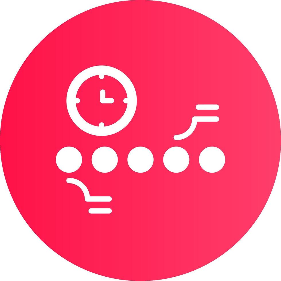 Circle Accent Timeline Creative Icon Design vector