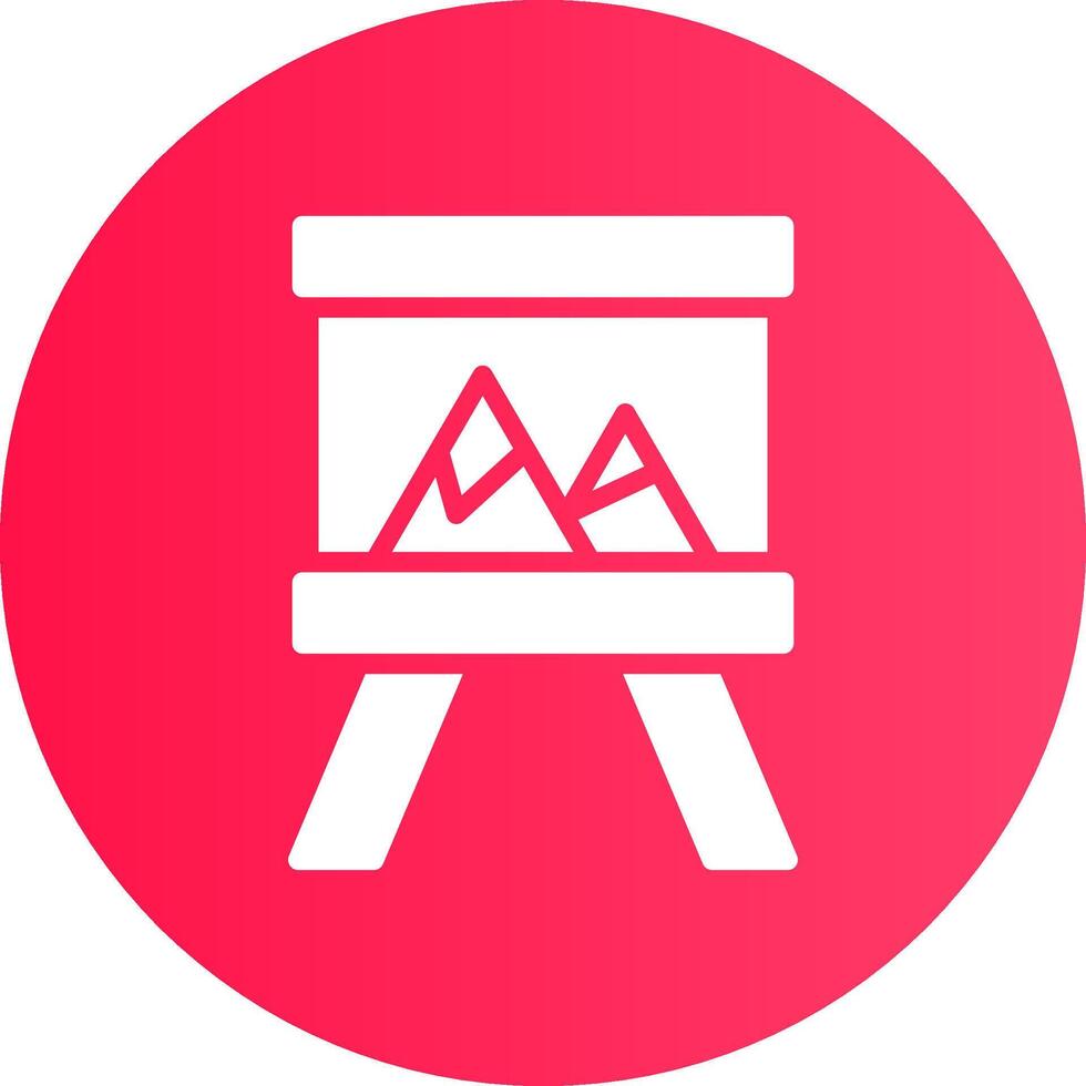 Canvas Creative Icon Design vector