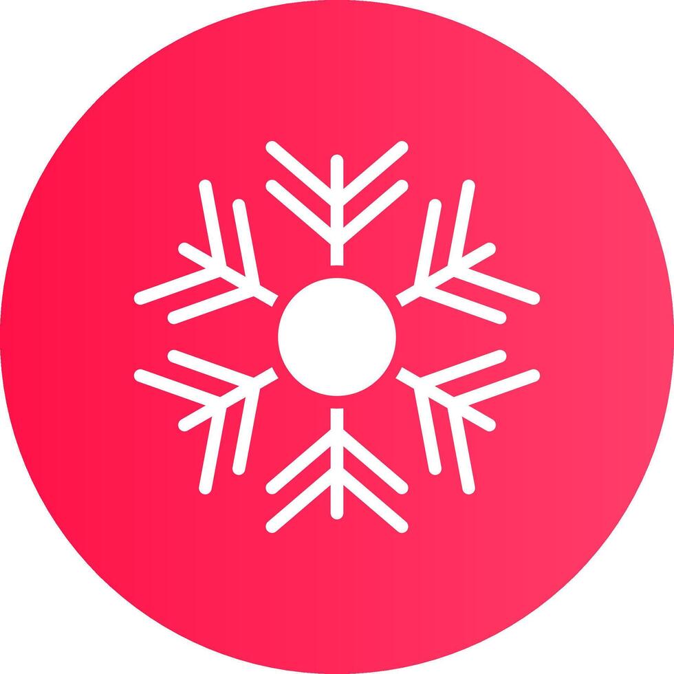 diseño de icono creativo de copo de nieve vector