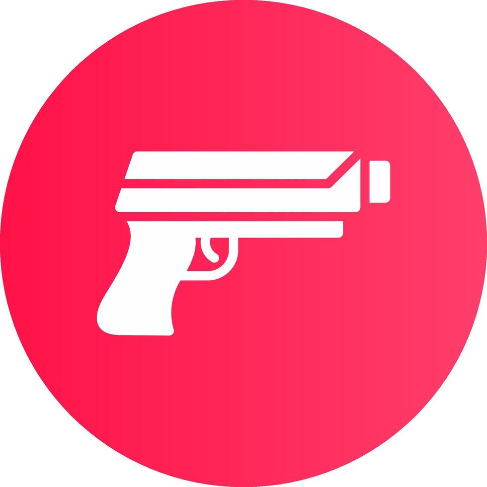 diseño de icono creativo de pistola vector