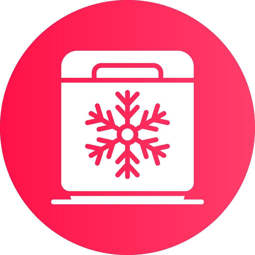 Freezer Creative Icon Design vector