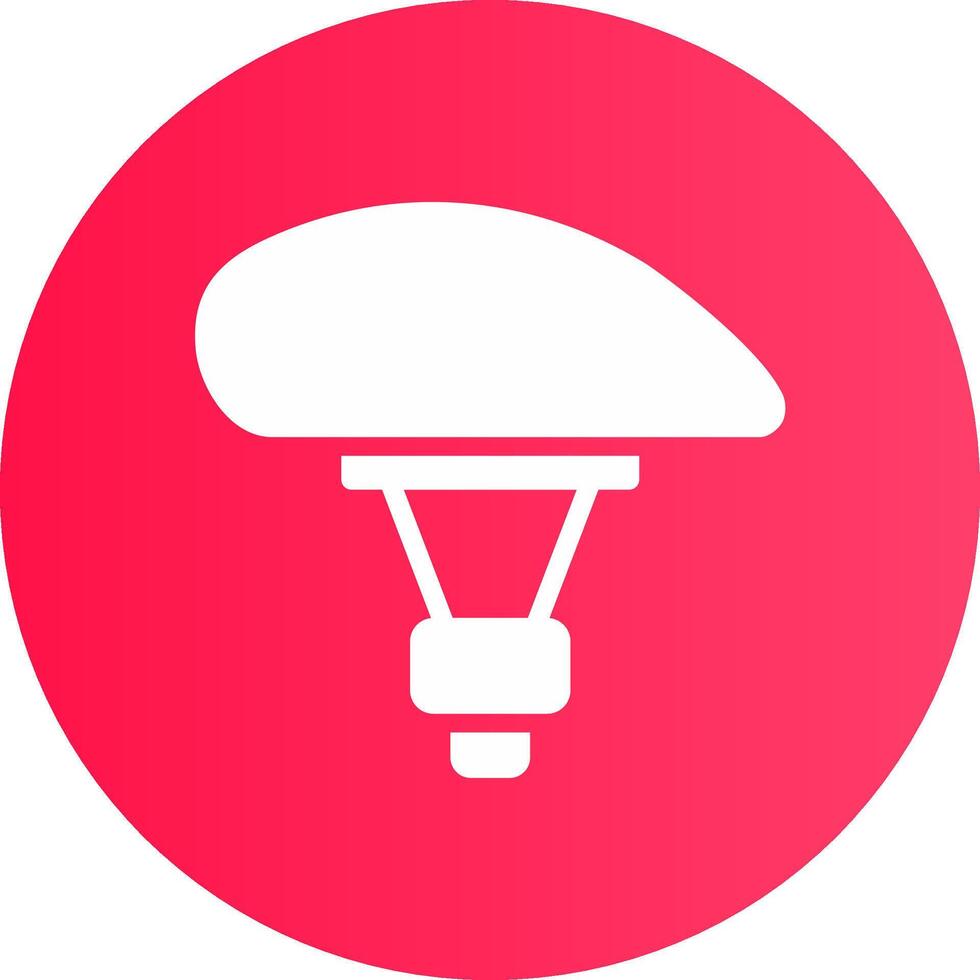 Bike Helmet Creative Icon Design vector